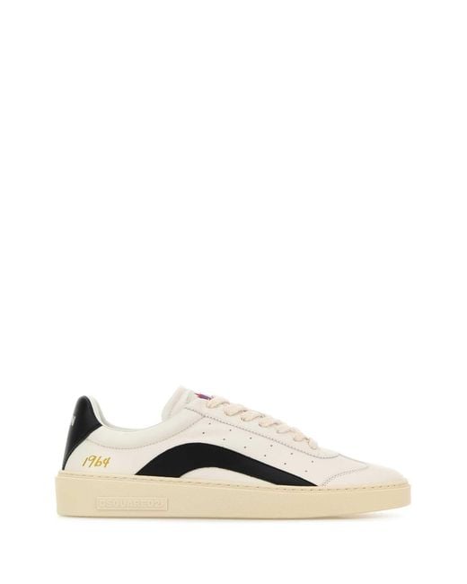 DSquared² Multicolor Dsquared Two-Tone Leather Rider Sneakers for men