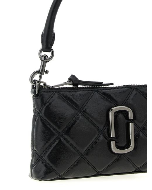 Marc Jacobs Black 'der gesteppte Snapshot Cabrio -Umhängetasche
