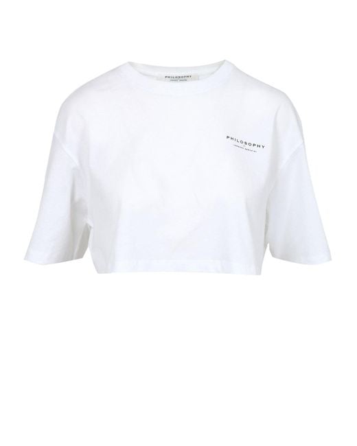 PHILOSOPHY BY LORENZO SERAFINI White Philosophie von Lorenzo Serafini T -Shirts und Polos
