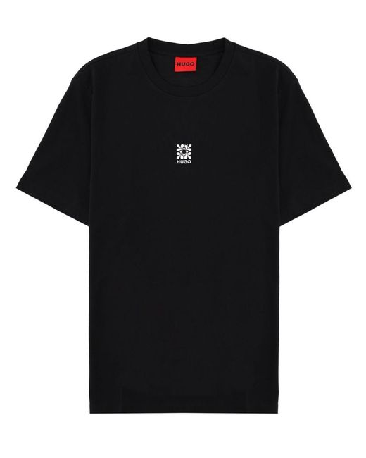 HUGO Black T Shirt "Darusi"