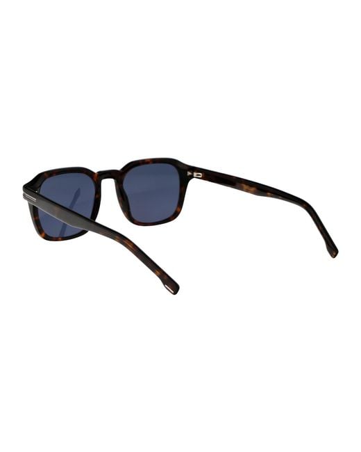 Boss Blue Squared Sunglasses Boss 1627/S 086 Ku for men