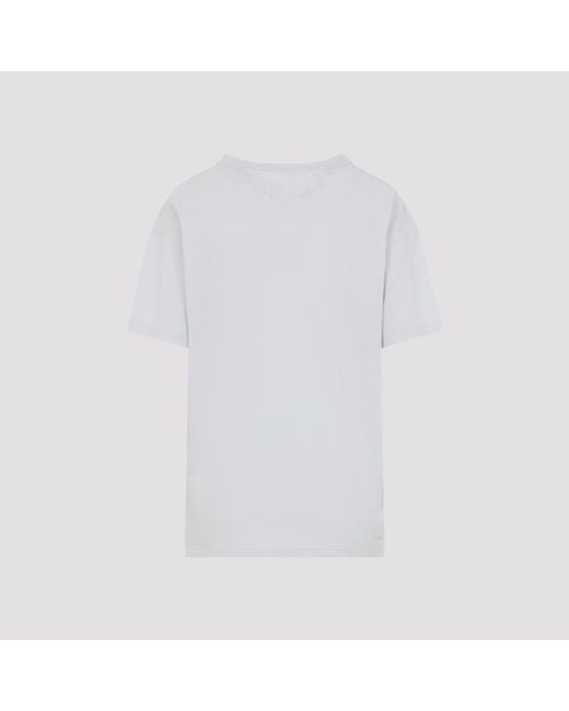 Maison Margiela White Numbers Regular Cotton T-Shirt For