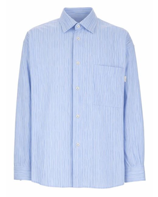 AMISH Blue Camicia for men