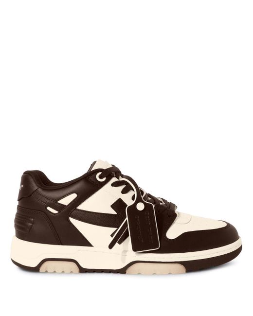 Off-White c/o Virgil Abloh Out Of Office Sneakers in Brown für Herren