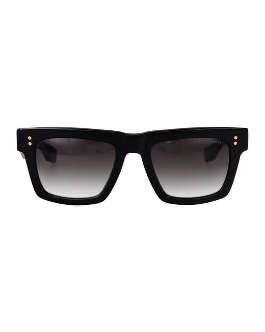 Dita Eyewear Black Squared Sunglasses Dts712 A 01 Blk
