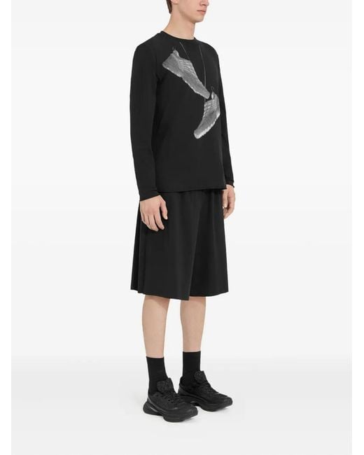 MM6 MAISON MARGIELA X SALOMON Black Mm6 Maison Margiela X Salomon X Salomon Graphic Print Sweatshirt