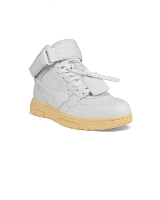 Off-White c/o Virgil Abloh White Out Of Office Mid Sneakers for men