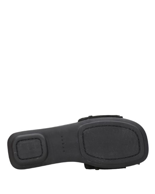 Hogan Black Sandals