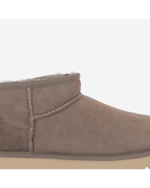Ugg Brown Classic Ultra Mini Stiefeletten