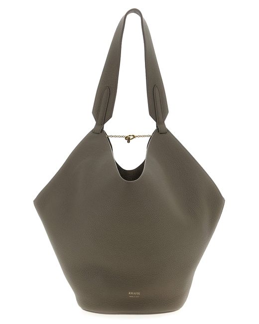 Borsa Per La Spesa "Piccolo" di Khaite in Metallic