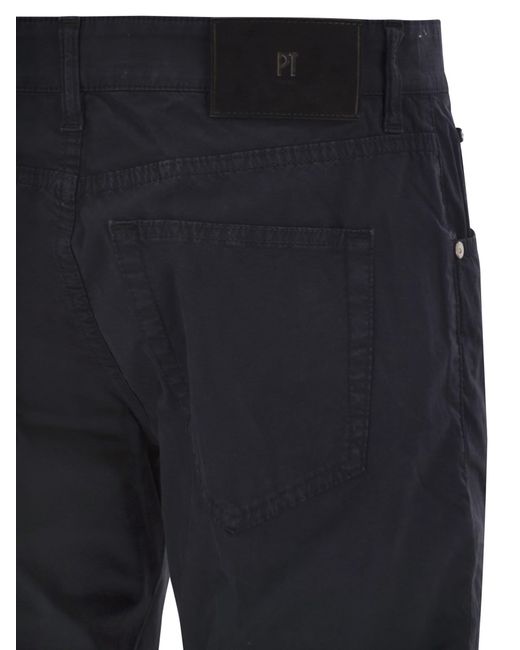 PT Torino Blue Five Pocket Trousers