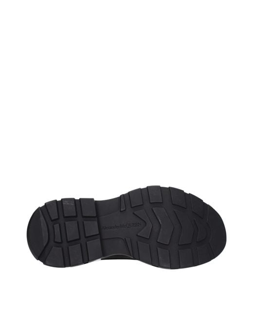 McQueen Black Alexander Mc Queen Sneakers/ Leather