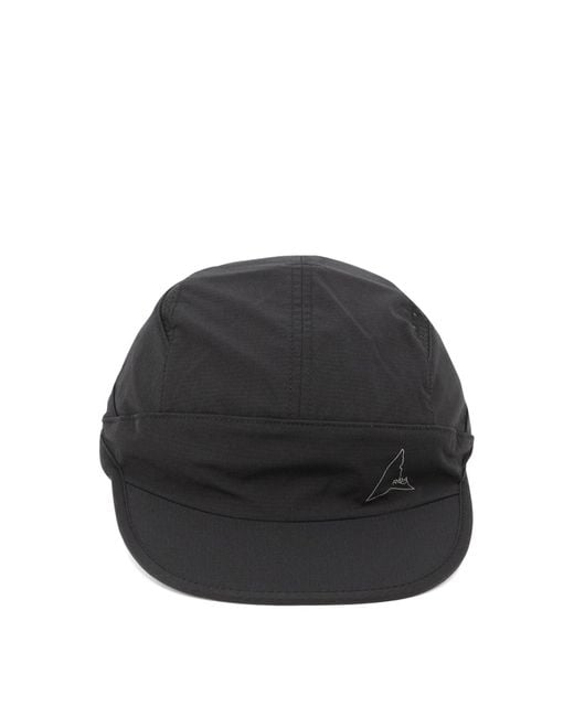 Roa Nylon -Logo -Kappe in Black für Herren