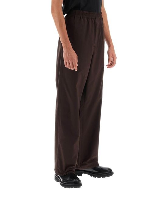 OAMC Black 'dome' Straight Cut Pants for men