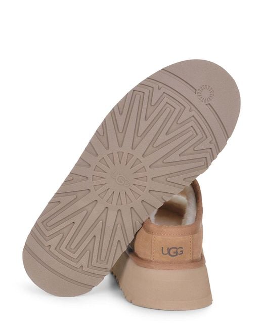 Ugg Brown 'Bea Mary Jane' Pantoffeln aus Wildleder.
