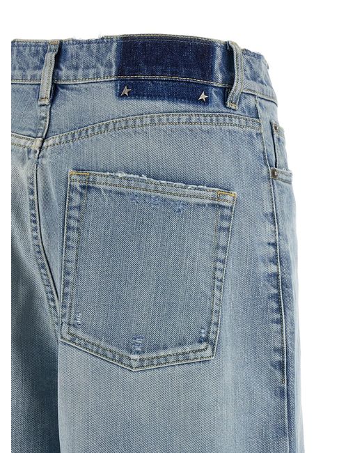 Golden Goose Deluxe Brand Blue Lebte in der Tat Jeans