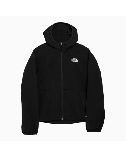 The North Face Black Hooded Jacket With Logo