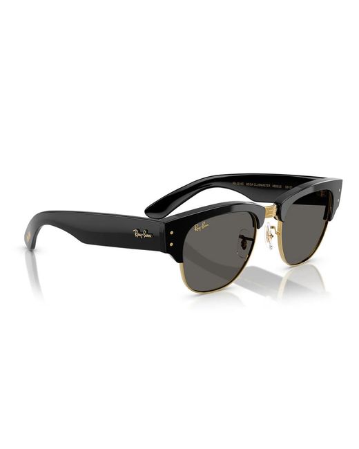 Ray-Ban Gray Sonnenbrille Rb0316 S 6826 J5 Mega Clubmaster X Asap Rocky Schwarz/Schwarz Unisex