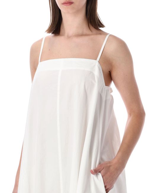 Studio Nicholson White Effortless Elegance Mini Dress