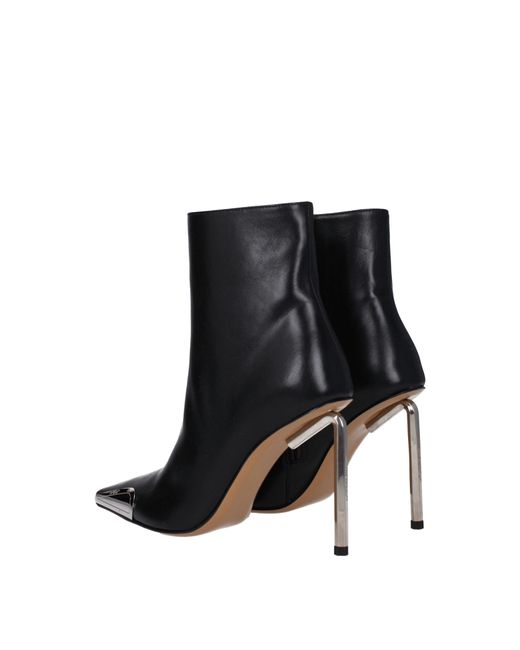 Off-White c/o Virgil Abloh Black Stivaletti Donna Pelle Nero for men