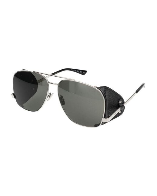 Saint Laurent Gray Sunglasses for men