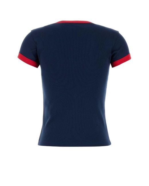Valentino Garavani Blue Cotton T-Shirt
