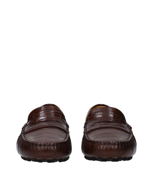 Tod's Brown Mocassini Skin/Cocoa for men