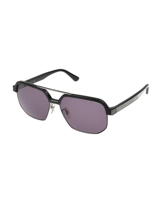 Police Purple Sunglasses Splf11 /15/145