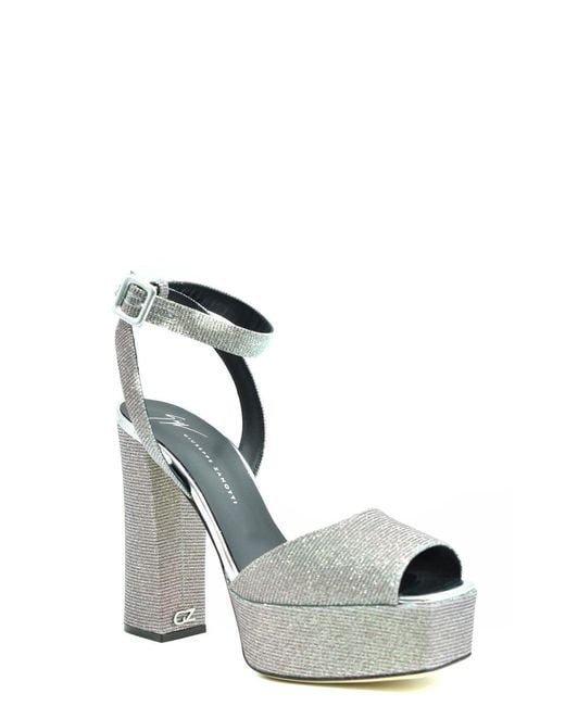Giuseppe Zanotti White Sky Sandals
