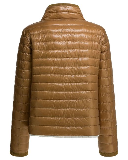 Herno Reversible Short Down Jacket Jackets And Coats White