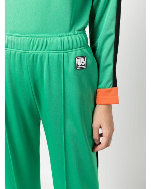 Wales Bonner Green Jogginghose Mit Logo-Patch