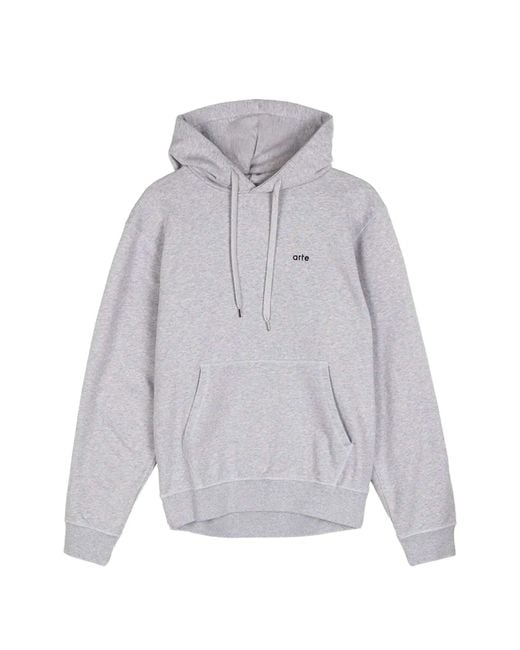 Arte' Gray Back Poster Hoodie for men