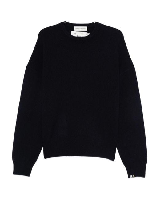 Extreme Cashmere Blue Cashmere Crewneck Sweater