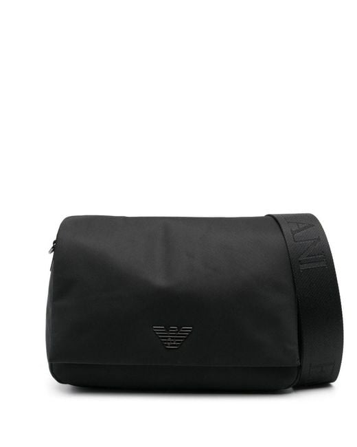 Emporio Armani Exclusive Black Nylon Crossbody Bag
