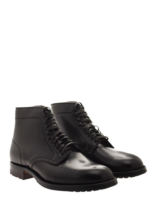 Boot d'orteil Plain Alden en coloris Black