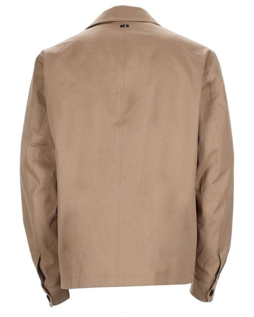 Herno Brown Quilted Shell Down Jacket For