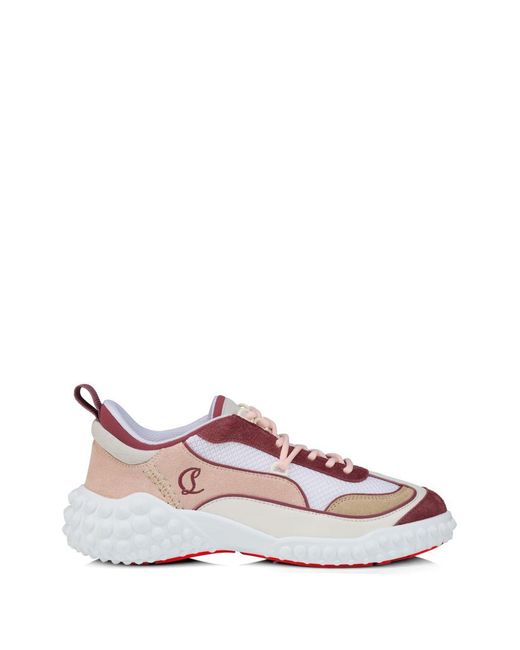 Christian Louboutin Pink Mara Flat Sneakers