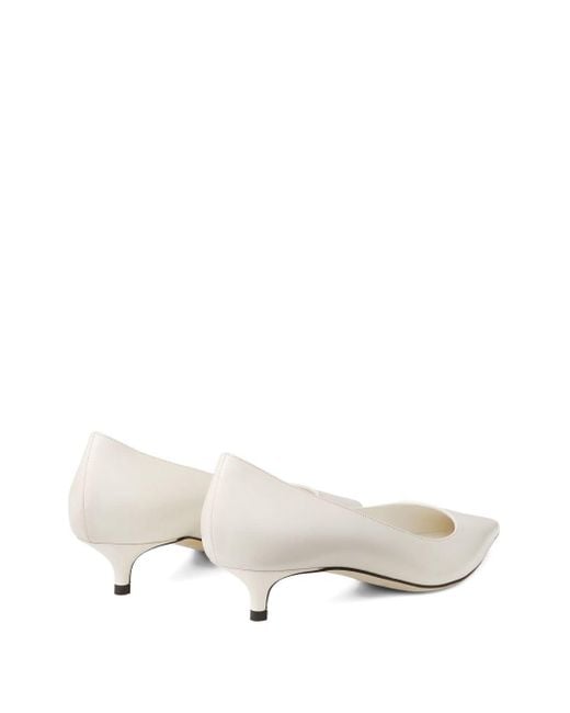 Jimmy Choo Natural Amelia Lederpumpen