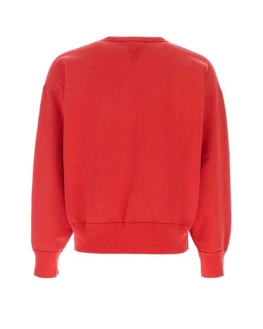 Polo Ralph Lauren Red Crew Neck Sweatshirt