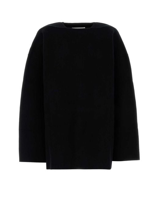 Jil Sander Black Wool Blend Oversize Sweater