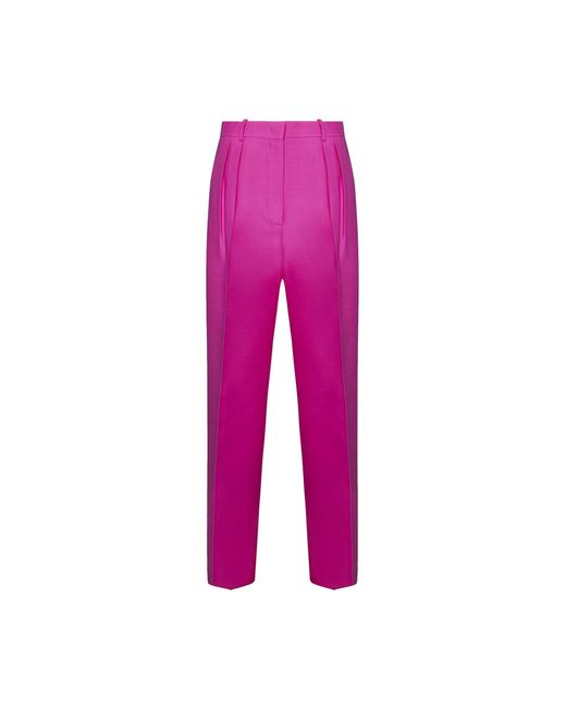 Valentino Pink Wolle und Seidenhose