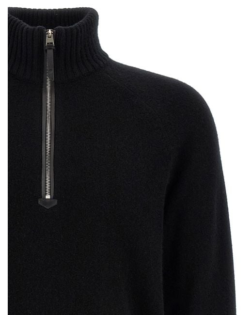 Tom Ford Half Zip Pullover in Black für Herren