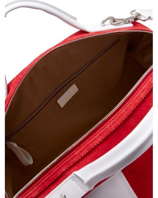 Dries Van Noten Red Travel Bag for men