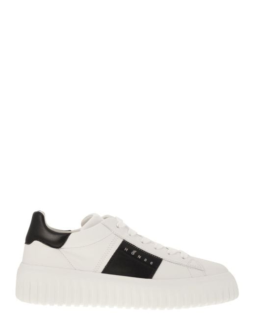 Hogan White Sneakers H-Stripes for men