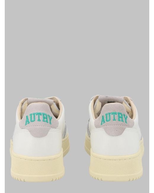 Autry Metallic Medalist Low Sneakers