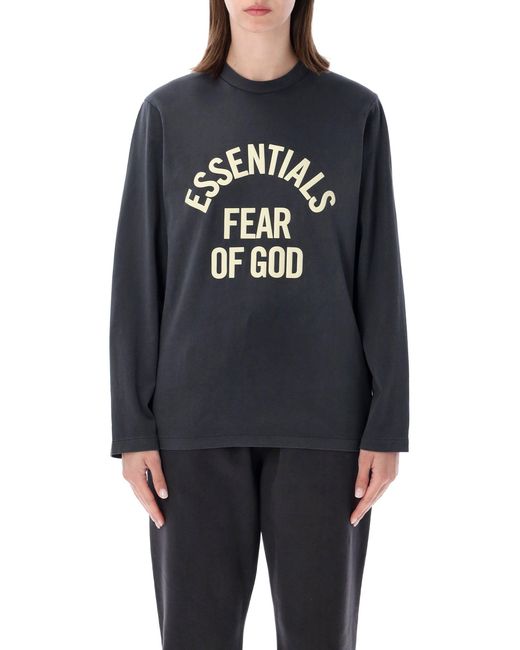 Essentials x Fear Of God Blue Essentials T-Shirt
