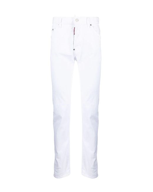 DSquared² White Jeans for men