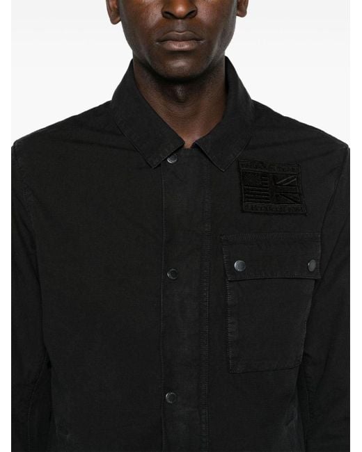 Barbour Workers Ripstop-Hemdjacke in Black für Herren