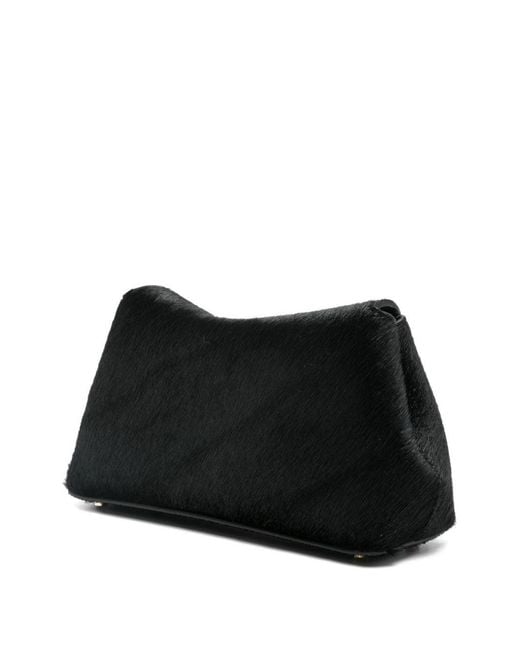 Totême  Black Mini Leather Clutch