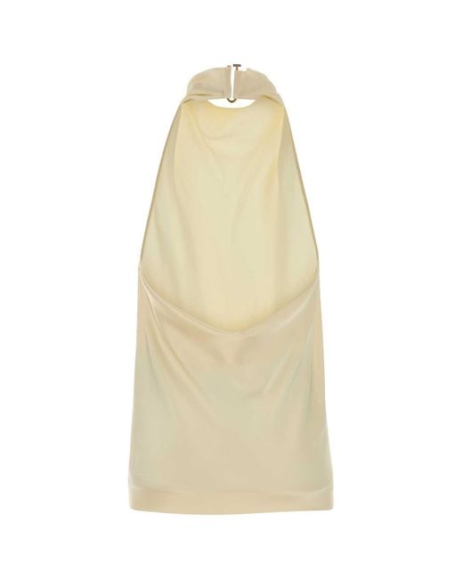Stella McCartney White Cream Satin Top